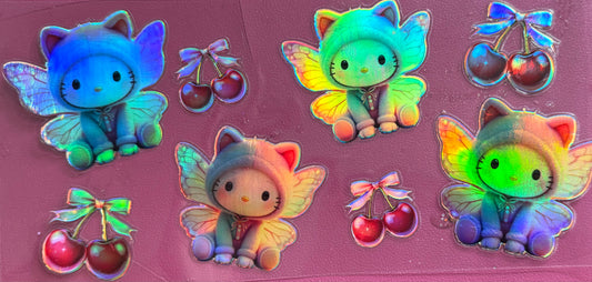 Kitty and Cherries