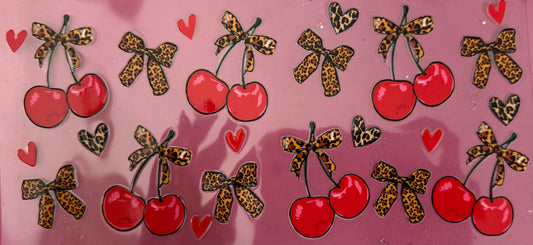 Cheetah Bows & Cherries