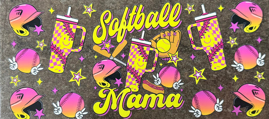 Retro Softball Mom