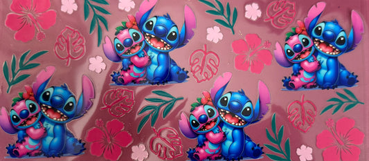 Pink & Blue Stitch