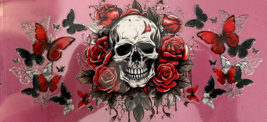Red Skull and Roses